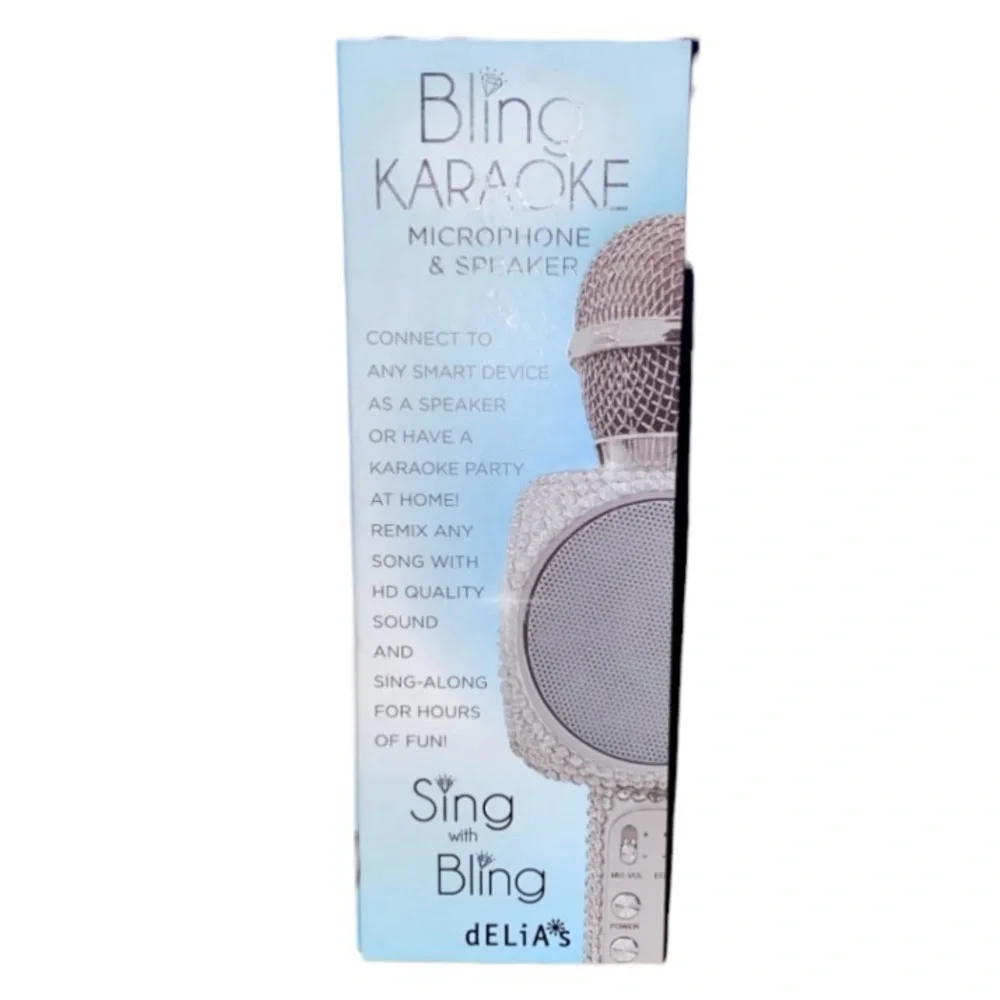 GABBAGOODS Delia's Bling Karaoke Microphone | FREE SHIPPING!